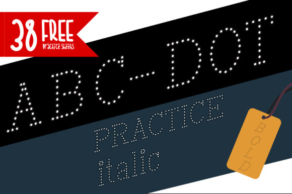 ABC Dot Practice Italic Bold Font Review
