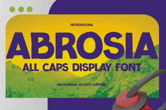Abrosia Font: Adding Charm to Brand Identity Design