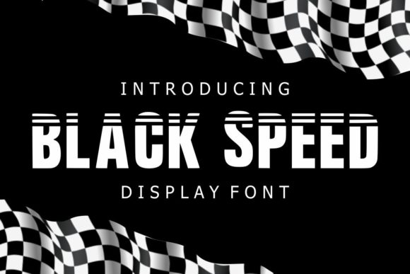 Black Speed Font: Bold Editorial Typography