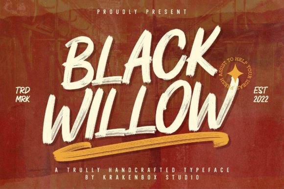 Black Willow Font: Editorial Texture and Mood