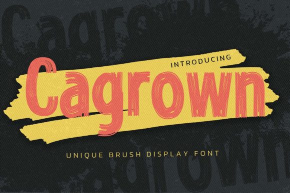 Cagrown Font: Elevating Campaign Visuals with Class
