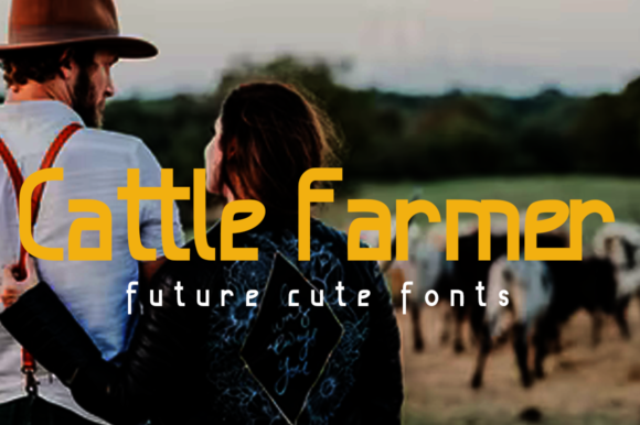 Cattle Farmer Font: Chic Display Type for Crafters