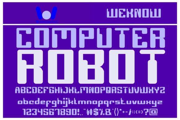 Computer Robot Font: A Display Typeface for Digital Campaigns