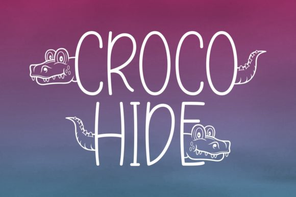 Croco Hide Font: Playful Branding for Small Business