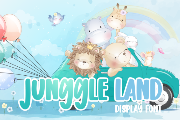 Junggle Land Font: A Display Typeface for Editorial Design