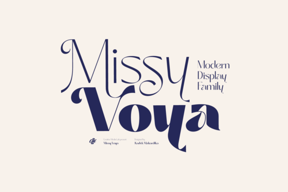 Missy Voya Font: Modern Display Type for Digital Campaigns