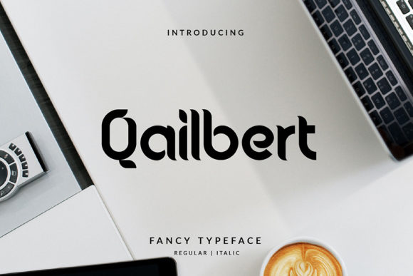 Qailbert Font: A Display Typeface for Modern Branding
