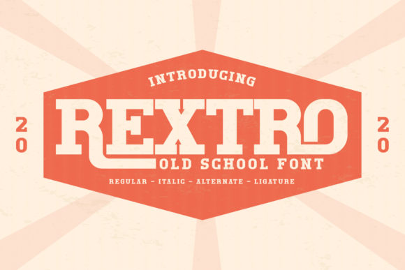 Rextro Font: Bold Display Typography for Branding