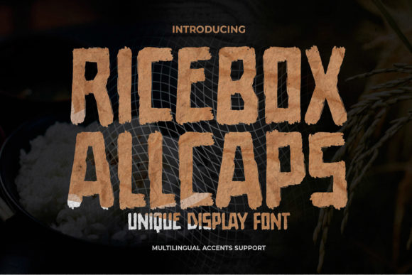Ricebox Allcaps Font: A Designer’s Branding Test