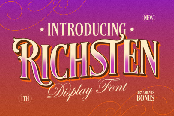 Richsten Font Review: Bold Display Type for Web Design