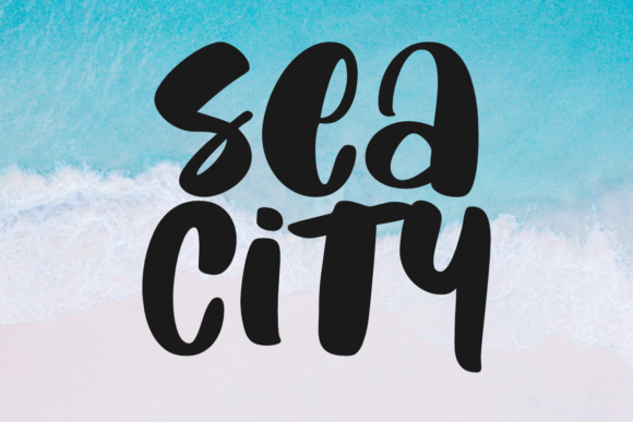 Sea City Font: A Bold Display Typeface for Branding