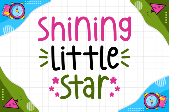 Shining Little Star Font for Friendly Business Branding