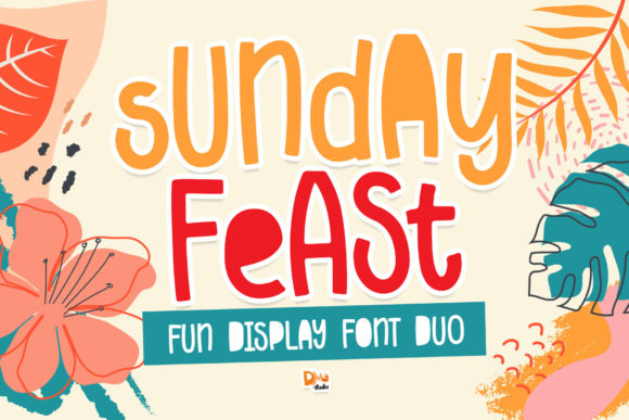 Sunday Feast Font: Elevating Handmade Labels & Prints