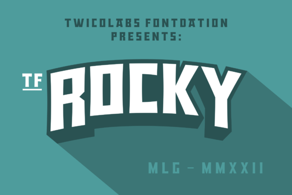 TF-Rocky Font Review: Editorial Character for Display