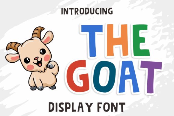 The Goat Font: Bold Display Typography for Digital Campaigns
