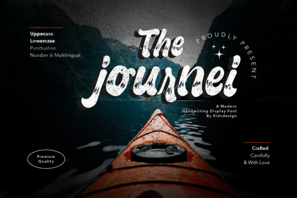 The Journei Font: Elevating Digital Marketing Visuals